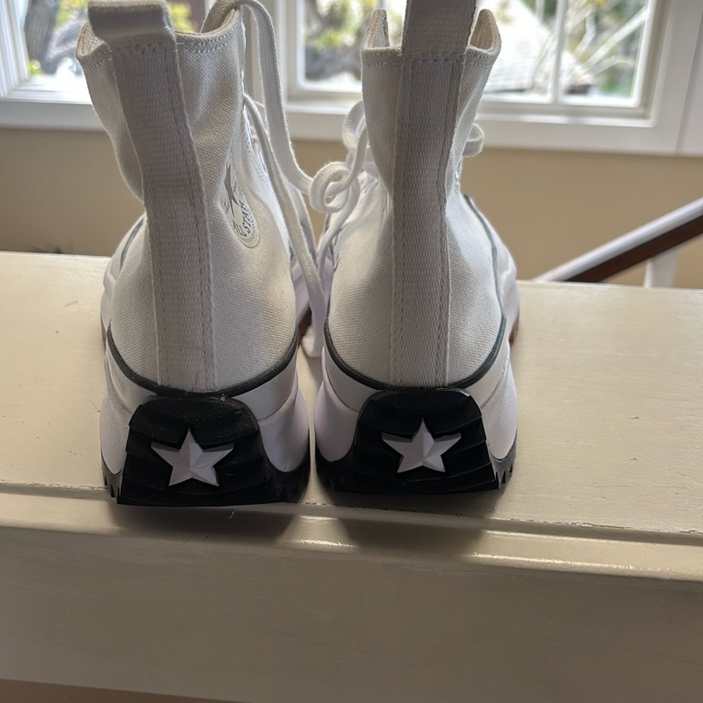 Converse White Platform High-Tops - Picture 3 of 6